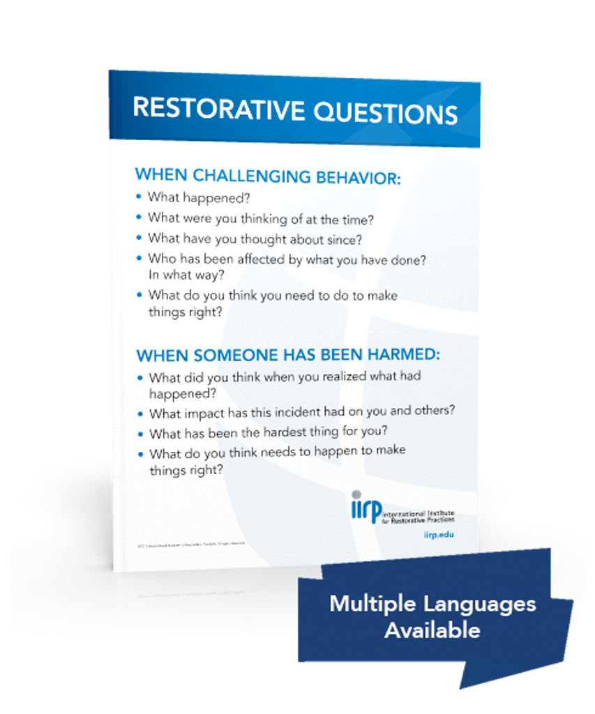 Restorative Questions Poster