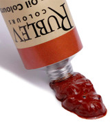 French Red Ochre Oil Paint - Rublev Oil Paint - Supreme Paint