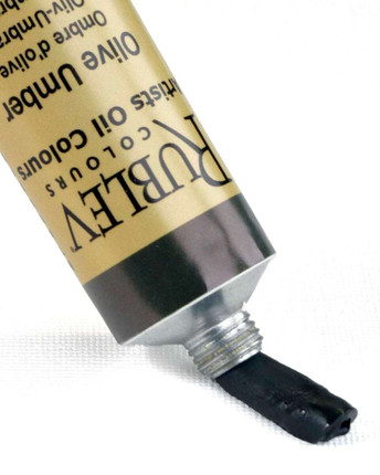 Olive Umber Oil Paint - Natural Pigment - Rublev - Supreme Paint