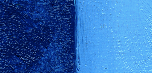 Bleu Cobalt Foncee Oil Paint - Schaal Oil Paint