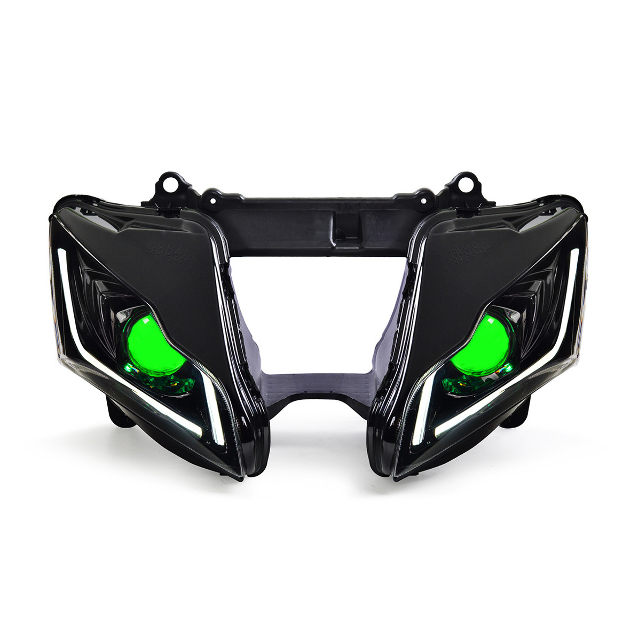 Fit for Kawasaki Ninja ZX10R 2011-2015 LED Angel Eye Headlight 