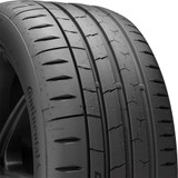 Tread wear demonstration after track use, showing durability under high stress.