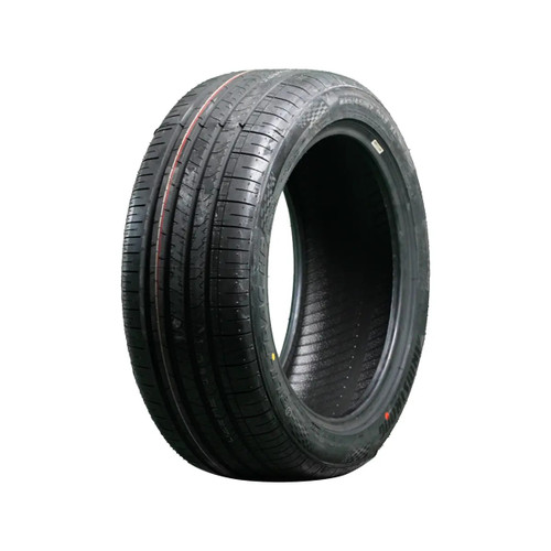 Armstrong Blu-Trac HP tire showcasing asymmetric tread pattern with wide circumferential grooves for superior wet traction.