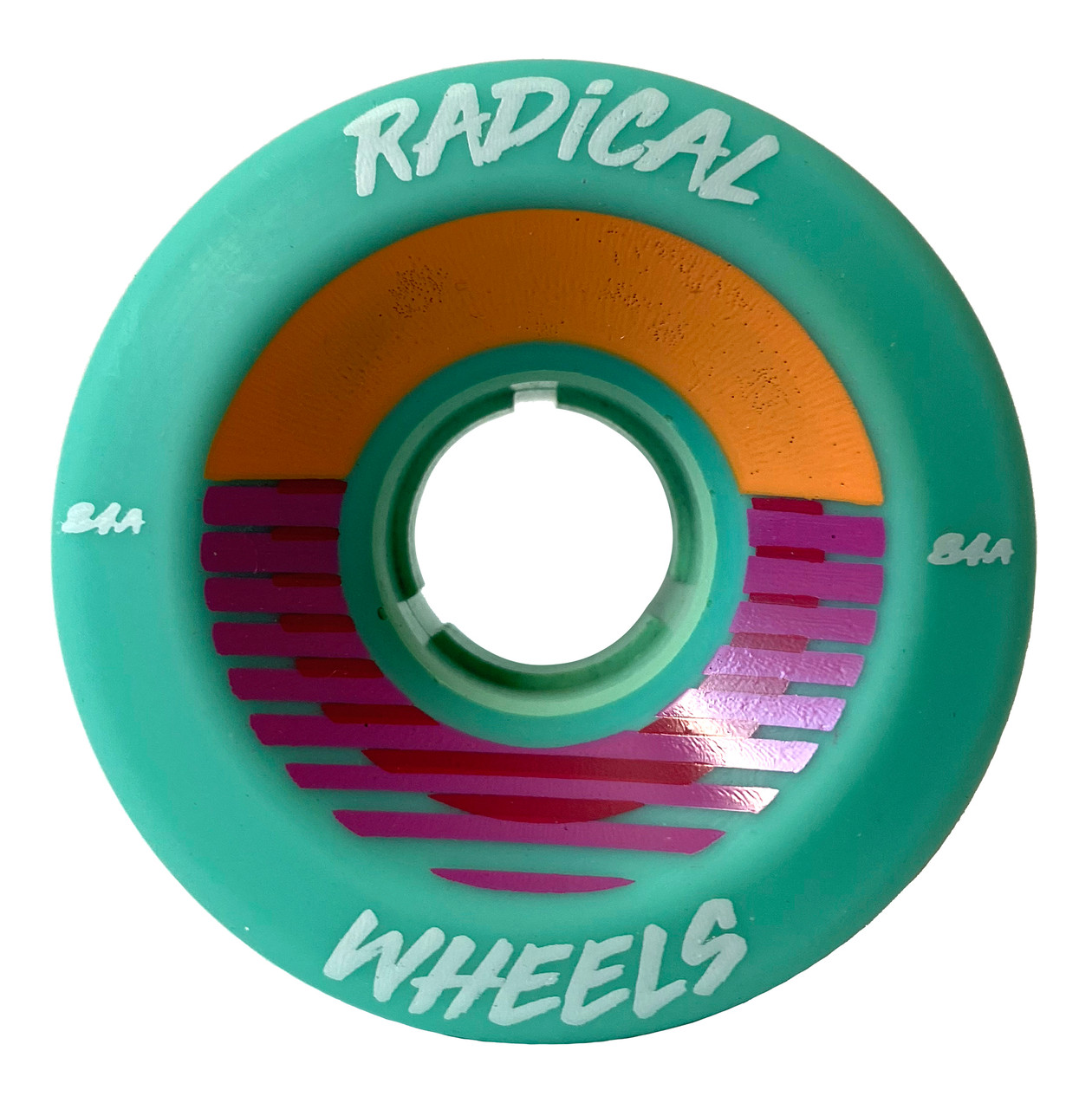 Wicked Skatewear | Radical Wheels - Sunset Teal (8-Pack)