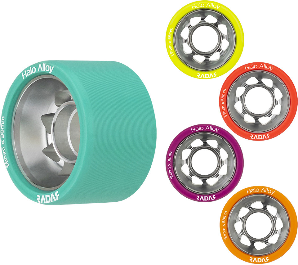 Wicked Skatewear | Radar Halo Alloy Wheels (4-Pack)