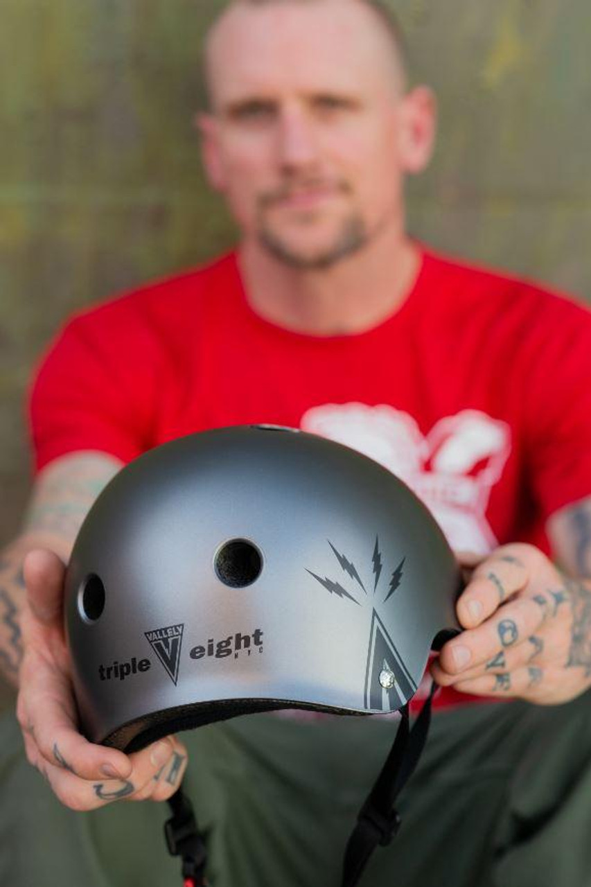 Triple 8 Certified Sweatsaver Helmet - MIKE VALLELY SIGNATURE EDITION