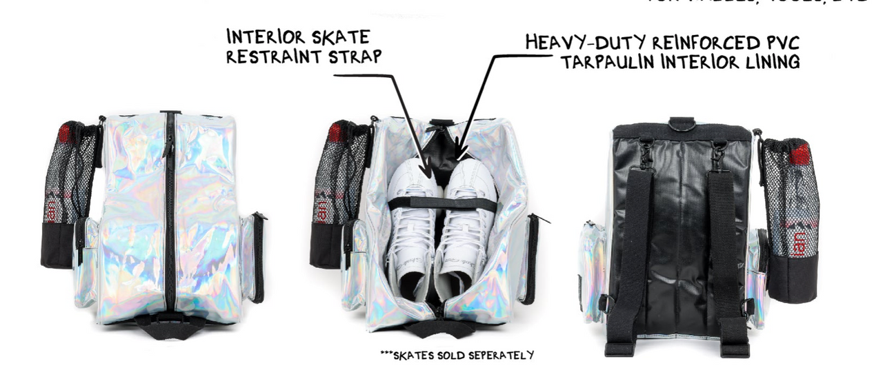 Freewheelin' Roller Skate Crossover Bag-Pack