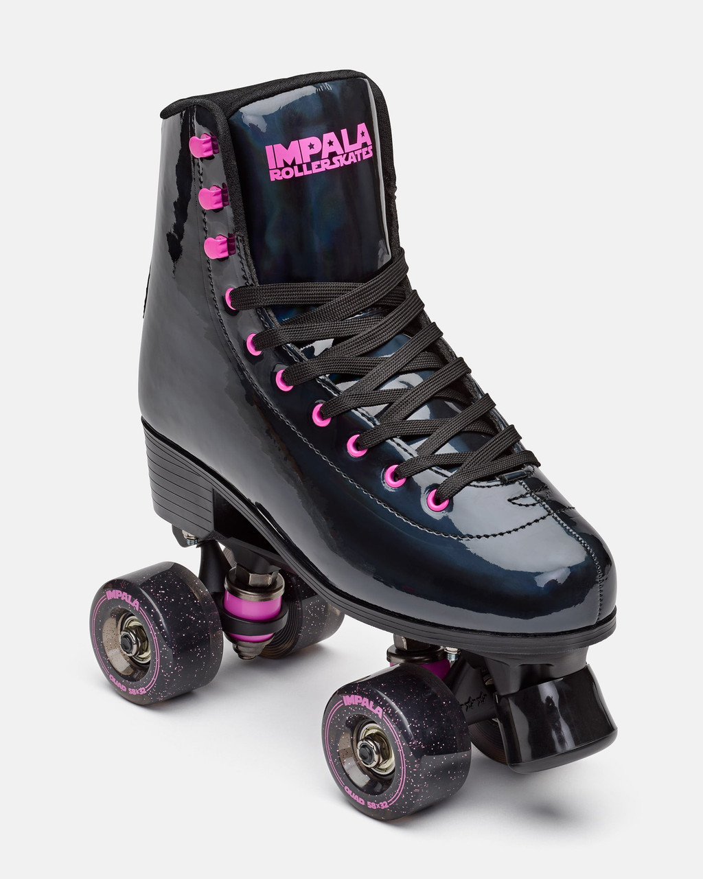 Wicked Skatewear | Impala Quad Skate - Black Holographic