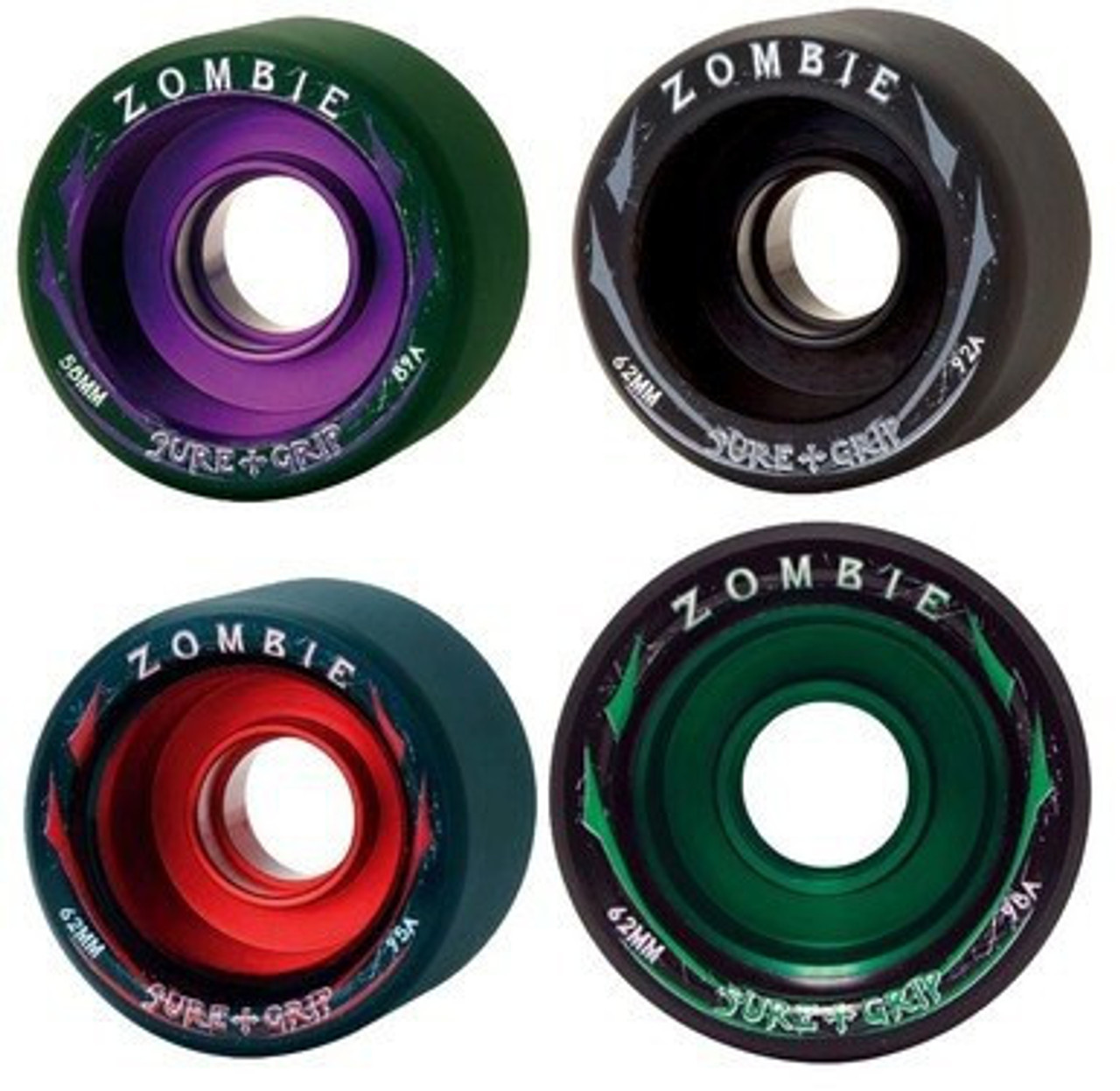 Wicked Skatewear | Sure-Grip Zombie Wheels Max (62mm)