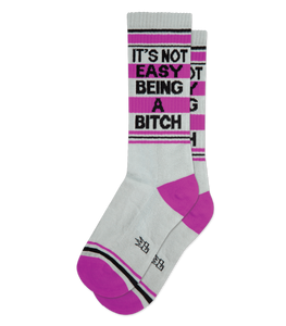 Gumball Poodle | It's Not Easy Being a Bitch Socks Gumball Poodle | It's Not Easy Being a Bitch Socks