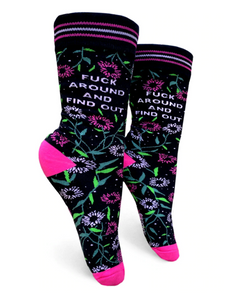 Groovy Things | Women's Crew Socks
Fuck Around and Find Out Groovy Things | Women's Crew Socks
Fuck Around and Find Out