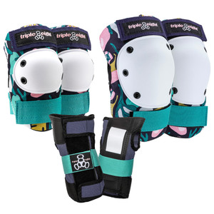 Triple 8 | Saver Series Pads (3-Pack) - Floral Triple 8 | Saver Series Pads (3-Pack) - Floral