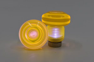 Jammerz | Light Up Toe Plugs 5/8" - Hazzard Jammerz | Light Up Toe Plugs 5/8" - Hazzard