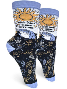 Groovy Things | Women's Crew Socks
Rise And Shine Bitches