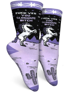 Groovy Things | Women's Crew Socks
Fuck Yes You Glorious Bitch