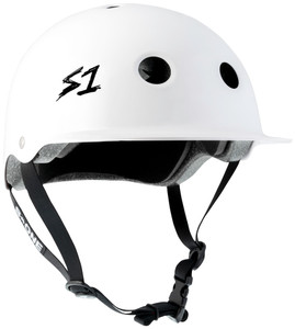 S1 Lifer Brim Helmet - White Gloss S1 Lifer Brim Helmet - White Gloss