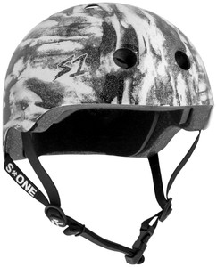 S1 Lifer Helmet - Black White Glitter (Bomba Hache Collab)