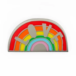 Badge Bomb | Enamel Pin - Love Rainbow