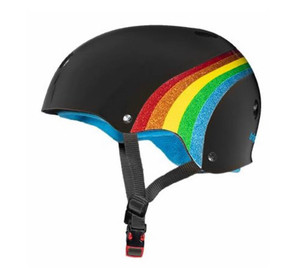 Triple 8 Certified Sweatsaver Helmet - Rainbow Triple 8 Certified Sweatsaver Helmet - Rainbow