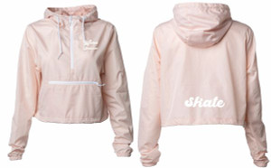Wicked | Cropped Skate Windbreaker - Pink