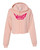 Wicked | Cropped Hooded Sweatshirt - Pink