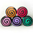 Grindstone | Dizzy Izzy Deadstop Toe Stops
Color Swirled