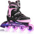 2PM Adjustable Inline Skates Pink Medium Sizes 1-4
