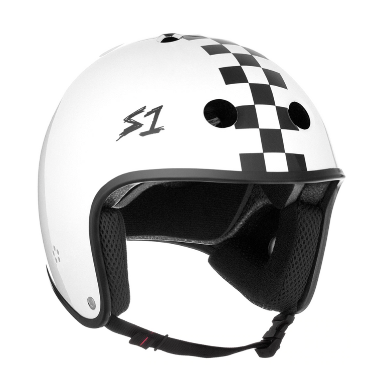 S1 Retro Lifer - White Gloss w/ Checkers