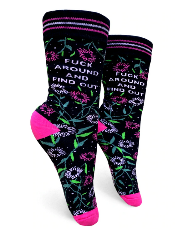 Fuck Around and Find Out Crew Socks