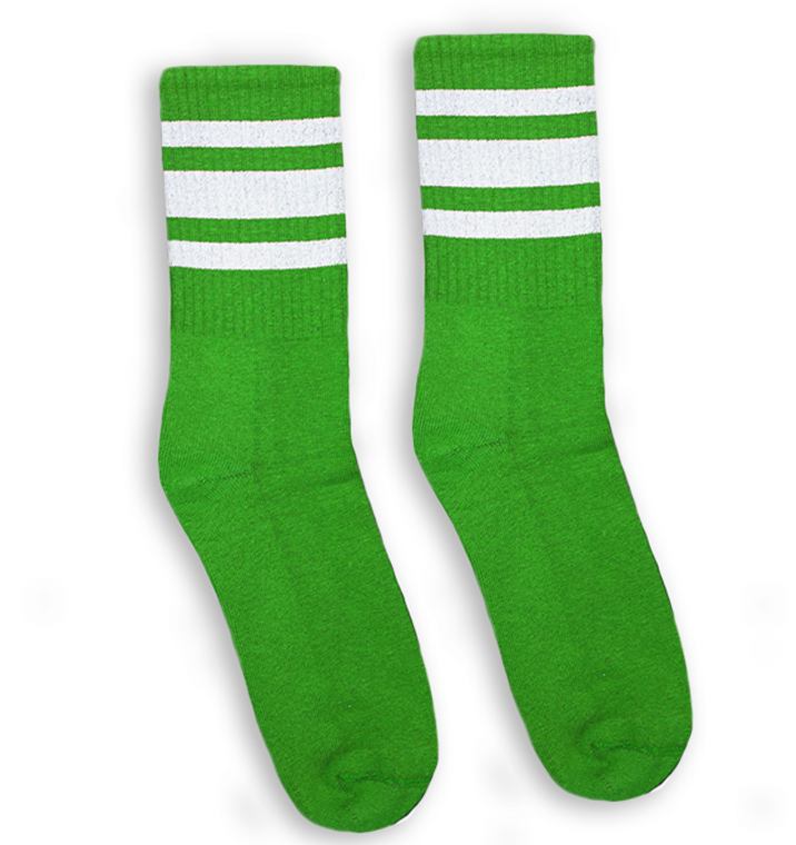 Socco Celtic Green with White Stripes Socks