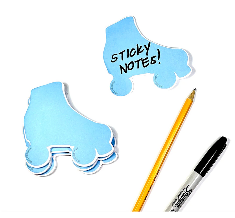 Rollerstuff | Roller Skate Sticky Note Pad