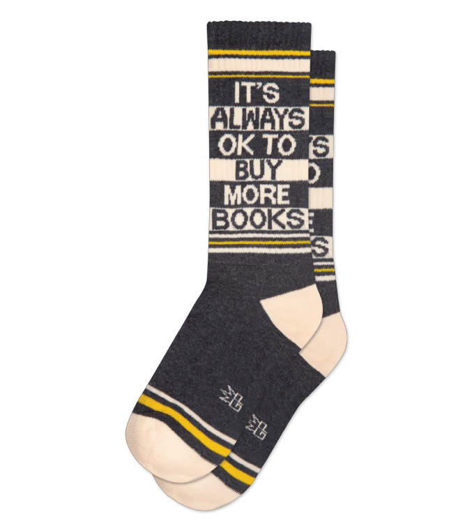 Gumball Poodle | It's Always Okay To Buy More Books Socks