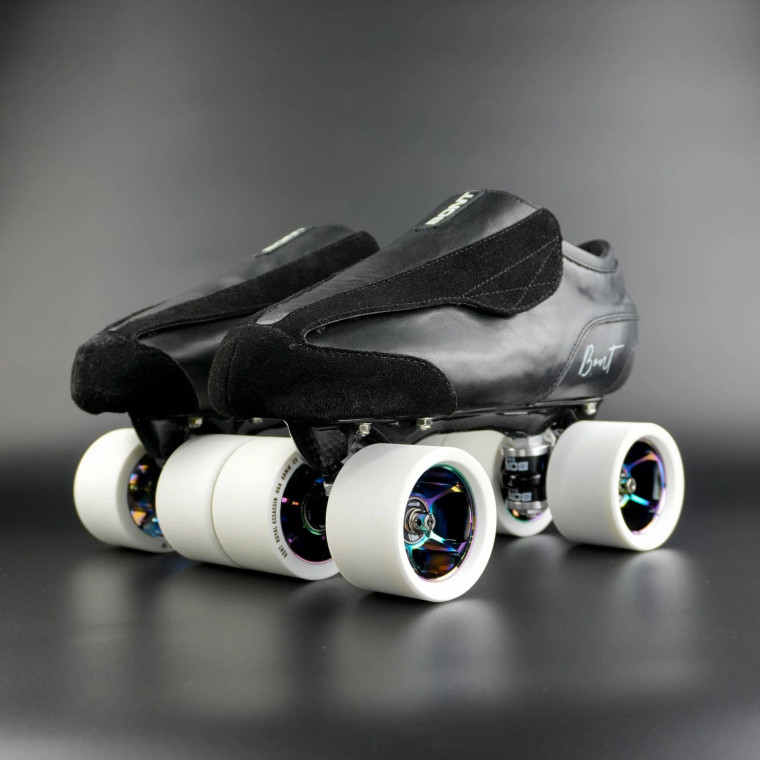 Bont | Envy Carbon Black Leather/Suede Jam and Speed Roller Skate Package (Limited Edition)