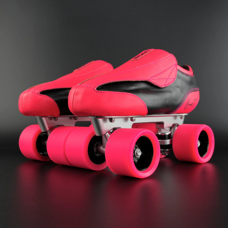 Bont | Envy Carbon Suede Jam and Speed Roller Skate Package (Limited Edition Pink)