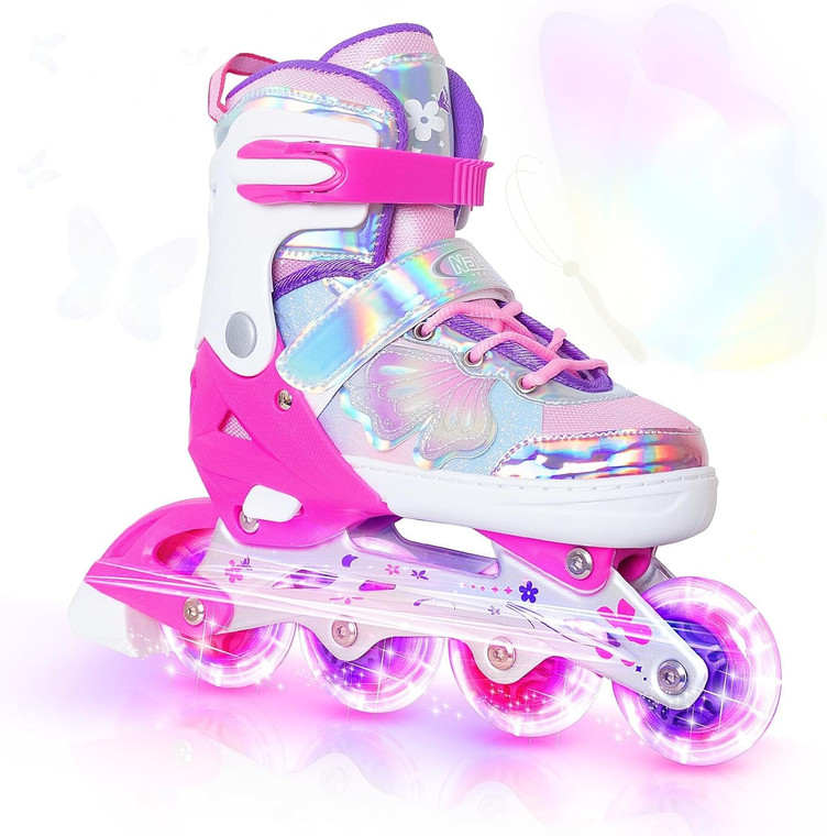 Nattork Butterfly Adjustable Inline Skates Sizes 5-8