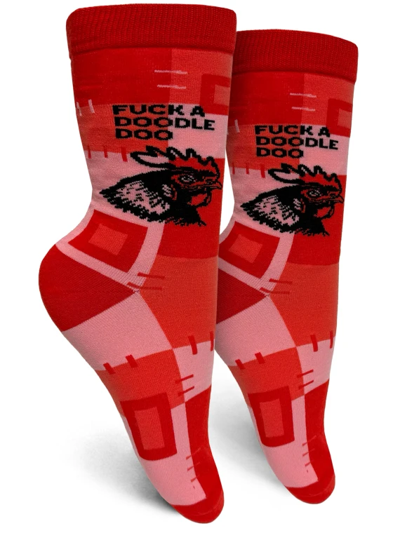 Groovy Things | Women's Crew Socks
Fuck A Doodle Doo