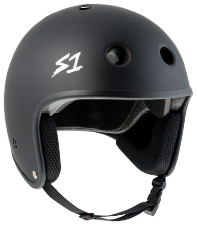 matt black smith retrover vintage & classic helmets Torc Newport Matte S1 Retro Lifer Certified Skate/Bike Helmet [ CARBON ] SMITH CLASSIC