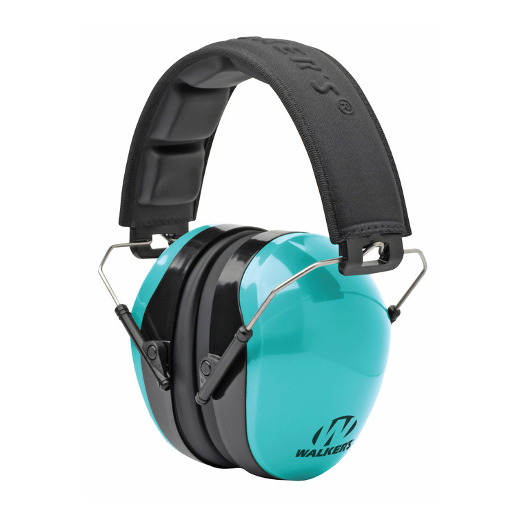 Walker's Passive Muff Headbnd Aqua