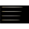 496/12
Gold Eye Quilting Needles Between(No. 12)
0.53 × 24.4 mm