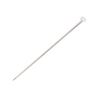 Single Assorted Coloured Long Glass Head Pins | 2″ Nickel Plated Steel | 110 pcs
