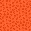 Craft with Edge: Tainted Love fabric featuring a skull motif on a red-orange background