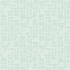 Crafting Calm: Sea Glass Gateway Fabric -  features a line-drawing grid of white circles and semi-circles against a pale turquoise background