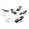 Hemline Gold Quilter’s Clips in clear and black