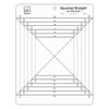 June Tailor Squared Straight on the Inch Ruler with grid and rotary cutter alignment slots for quilting