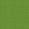 Green from Makowers Linea Collection: Close-up of Makower Linea green tone-on-tone cotton fabric with a loose weave pattern.