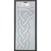 Quilting Creations 4-inch Plaited Border Design Quilting Stencil