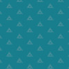 Turquoise 100% cotton fabric with a geometric triangle pattern from the Prism Elements collection, named Pagoda Gem.