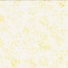 Soft yellow leaf patterns on Hoffman Fabrics' Sunlight Whisper Leaves batik fabric.