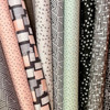 Fabrics used in the Rancho Relaxo strip roll