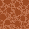 Orange floral 'Glenelg in Rust' fabric from the Verdigris collection by Libs Elliott for Andover Fabrics.